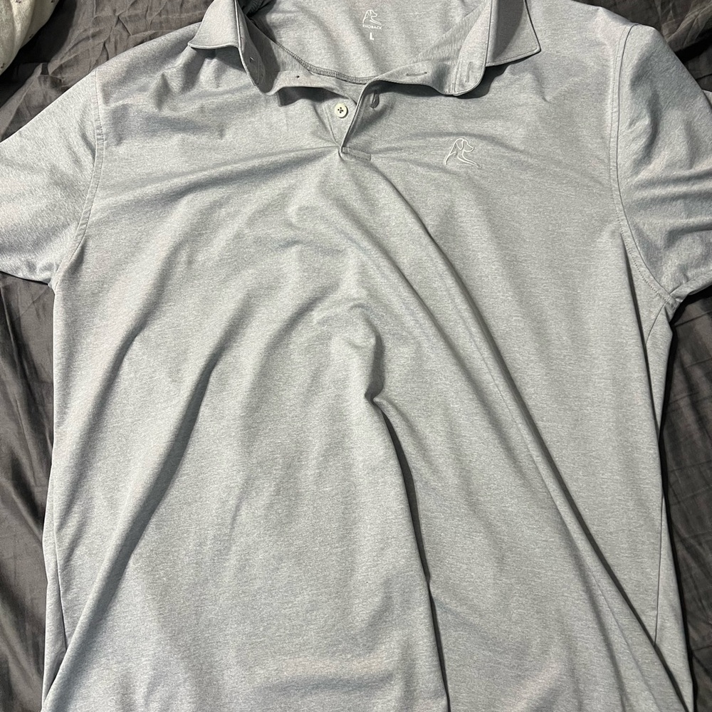 Men's Rhoback Gray Polo Shirt